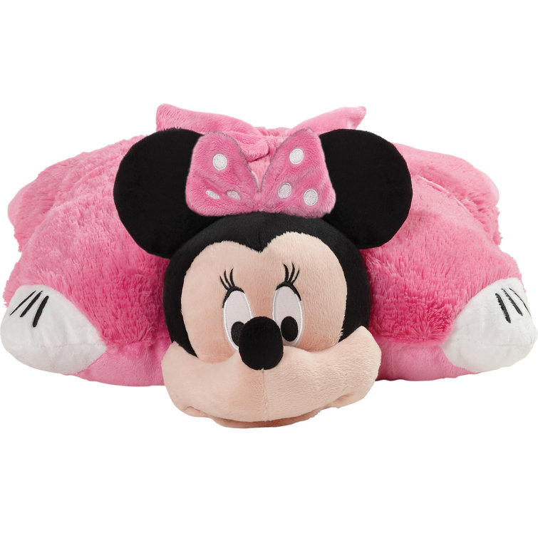 PillowPets Disney Pink Minnie Mouse Plush Throw Pillow & Reviews Wayfair